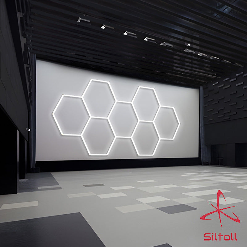 Modular Honeycomb LED Light Strip for Home and Garage