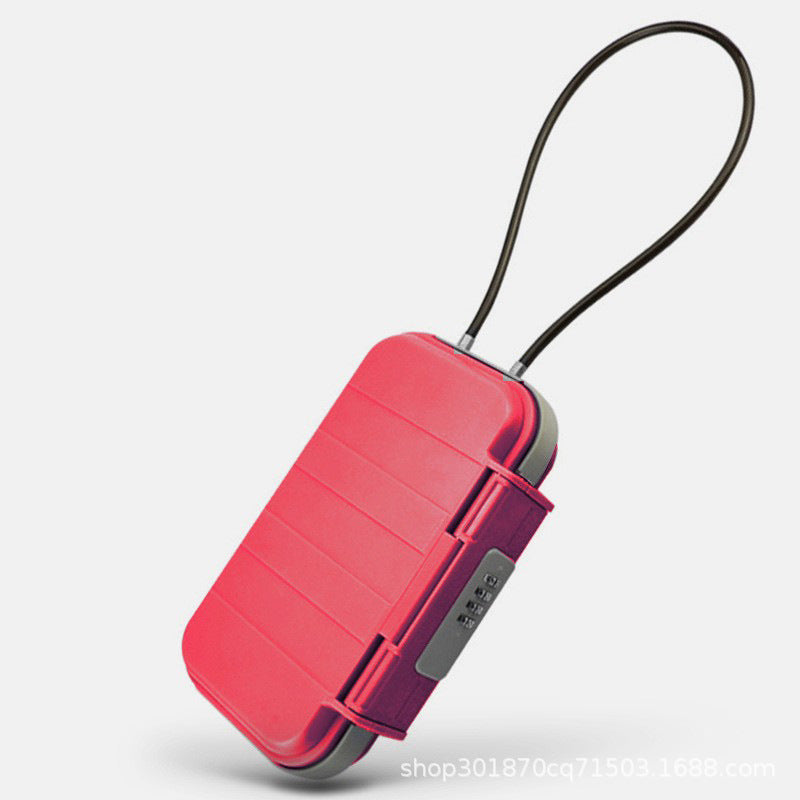 Portable Waterproof Beach Storage Box with Password Lock