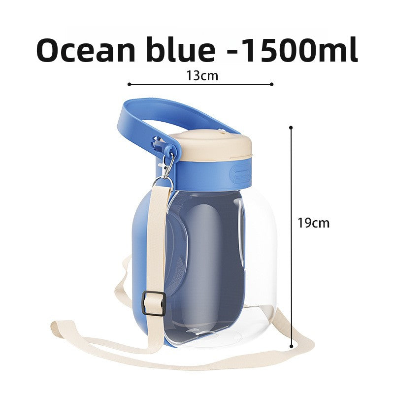 Portable Pet Water Bottle with Bowl
