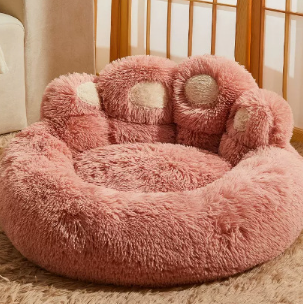 Cozy Flannel Pet Bed for Cats and Dogs