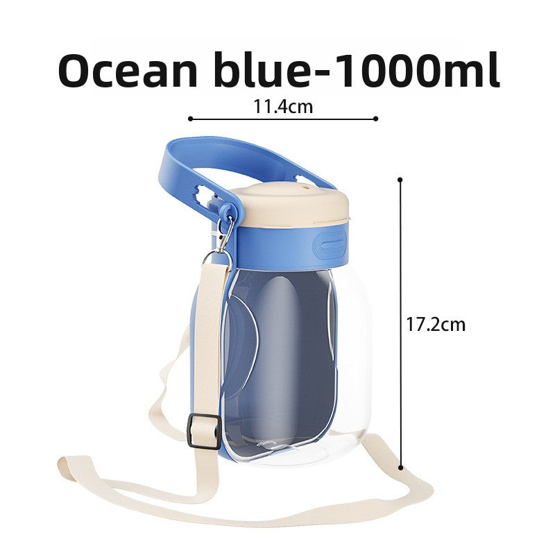 Portable Pet Water Bottle with Bowl