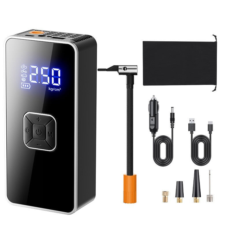 Portable Digital Car Tire Inflator with Power Bank Function