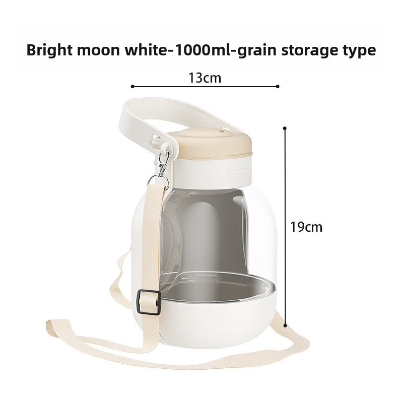Portable Pet Water Bottle with Bowl